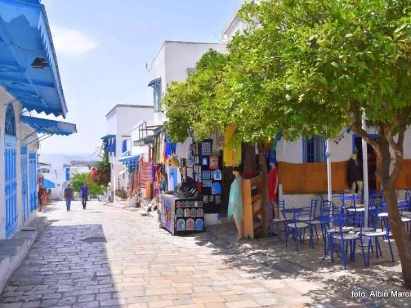 Sidi Bou Said miasto w Tunezji